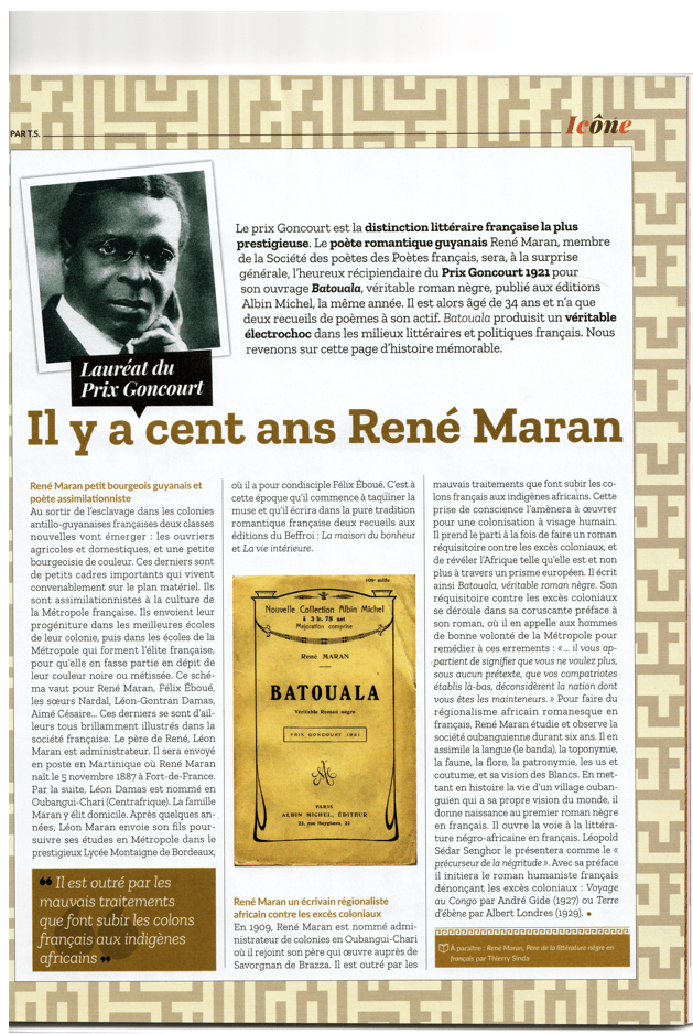 Revue Amina, René Maran